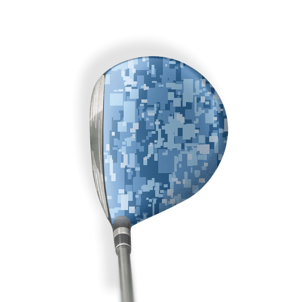Fairway Wood / Hybrid Right Handed Digital Cool Blue Vinyl Wrap Skin