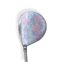 Fairway Wood / Hybrid Right Handed Digital Cotton Candy Vinyl Wrap Skin