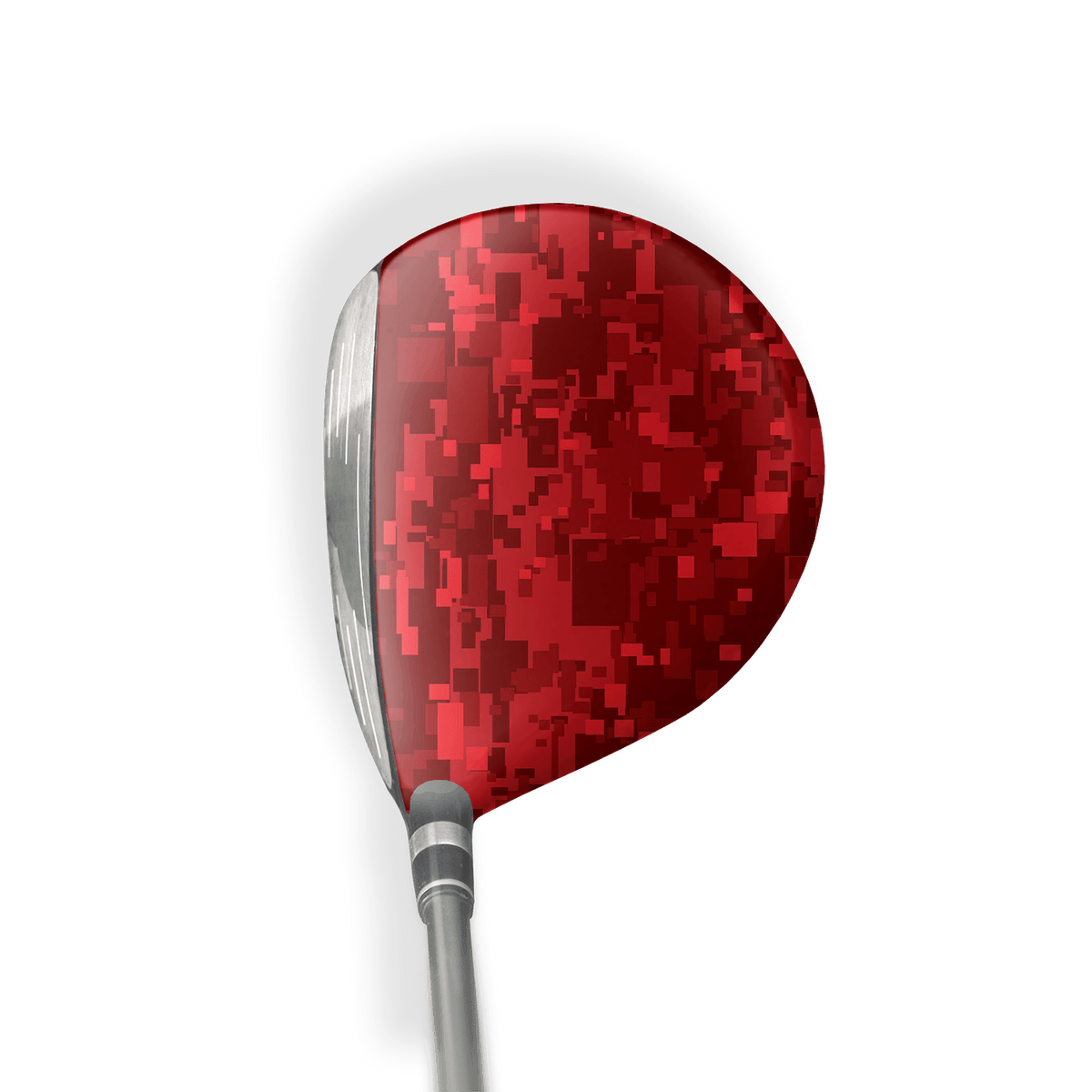 Fairway Wood / Hybrid Right Handed Digital Elite Red Vinyl Wrap Skin