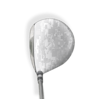 Fairway Wood / Hybrid Right Handed Digital Elite White Vinyl Wrap Skin