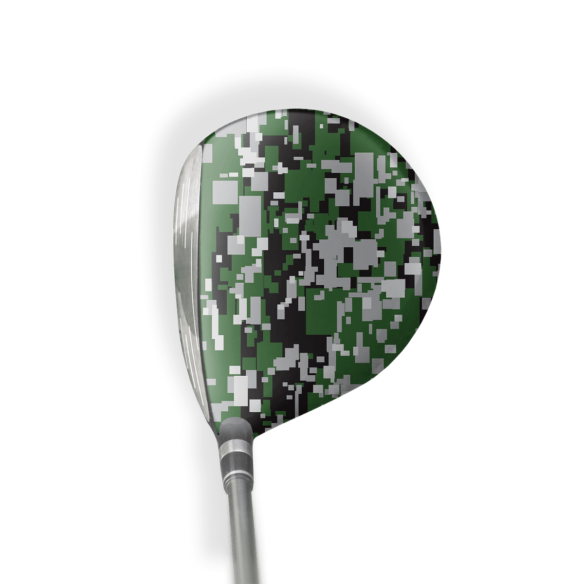 Fairway Wood / Hybrid Right Handed Digital Green Tiger Vinyl Wrap Skin