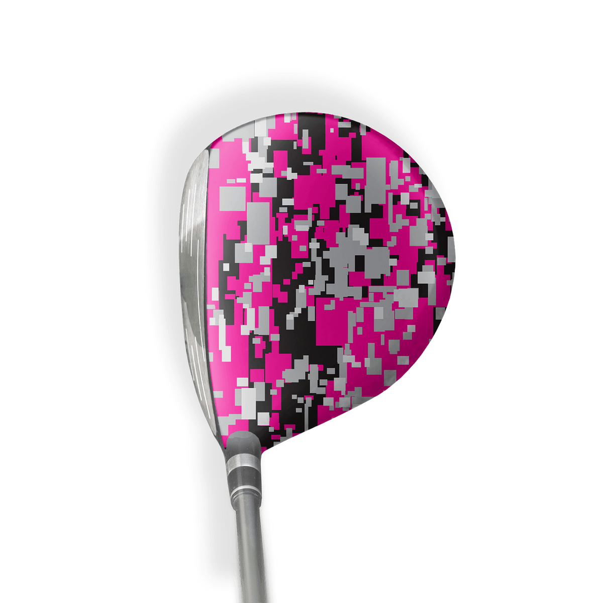 Fairway Wood / Hybrid Right Handed Digital Magenta Tiger Vinyl Wrap Skin