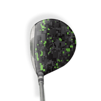 Fairway Wood / Hybrid Right Handed Digital Metro Green Vinyl Wrap Skin