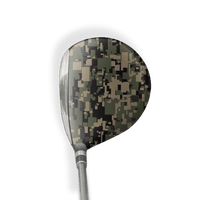 Fairway Wood / Hybrid Right Handed Digital Militant Charcoal Vinyl Wrap Skin