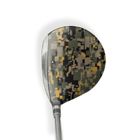 Fairway Wood / Hybrid Right Handed Digital Militant Yellow Vinyl Wrap Skin