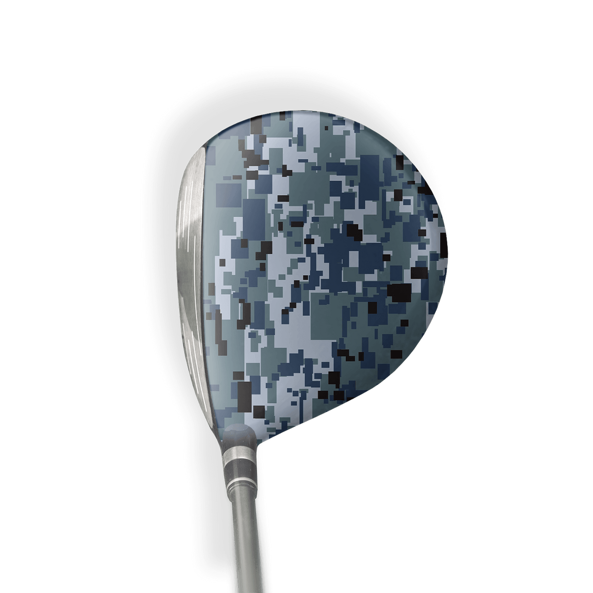Fairway Wood / Hybrid Right Handed Digital Navy Vinyl Wrap Skin