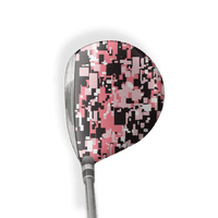 Fairway Wood / Hybrid Right Handed Digital Pink Vinyl Wrap Skin