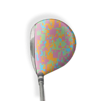 Fairway Wood / Hybrid Right Handed Digital Sherbert Vinyl Wrap Skin