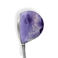 Fairway Wood / Hybrid Right Handed Galaxy Dark Matter Vinyl Wrap Skin