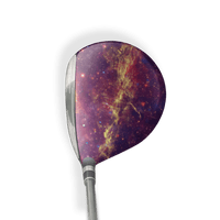 Fairway Wood / Hybrid Right Handed Galaxy Fire Vinyl Wrap Skin