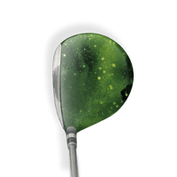 Fairway Wood / Hybrid Right Handed Galaxy Green Vinyl Wrap Skin