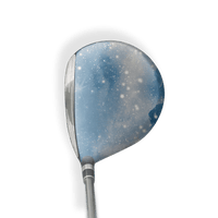 Fairway Wood / Hybrid Right Handed Galaxy Light Blue Vinyl Wrap Skin