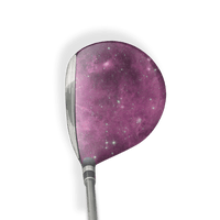 Fairway Wood / Hybrid Right Handed Galaxy Purple Nebula Vinyl Wrap Skin