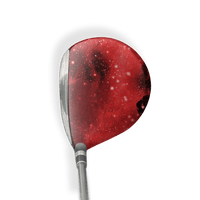 Fairway Wood / Hybrid Right Handed Galaxy Red Vinyl Wrap Skin