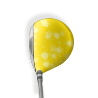 Fairway Wood / Hybrid Right Handed Paintball Elite Yellow Vinyl Wrap Skin