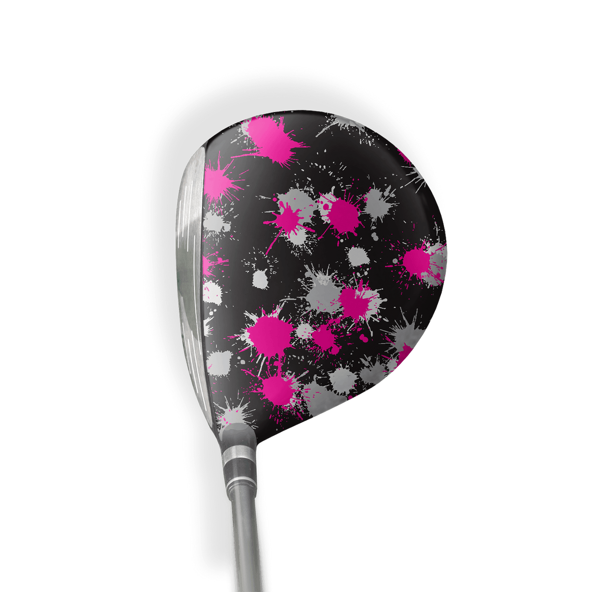 Fairway Wood / Hybrid Right Handed Paintball Magenta Tiger Vinyl Wrap Skin