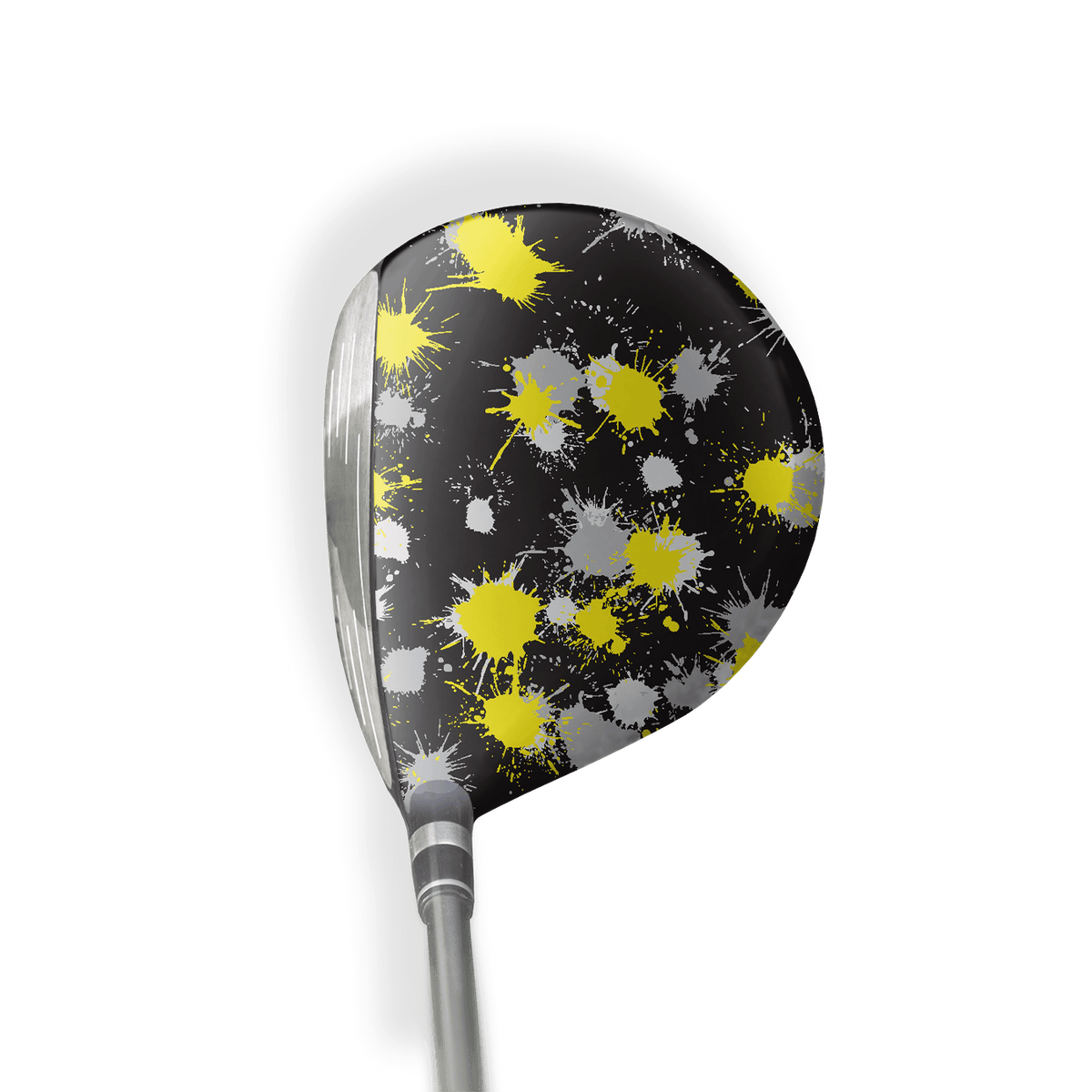 Fairway Wood / Hybrid Right Handed Paintball Yellow Tiger Vinyl Wrap Skin