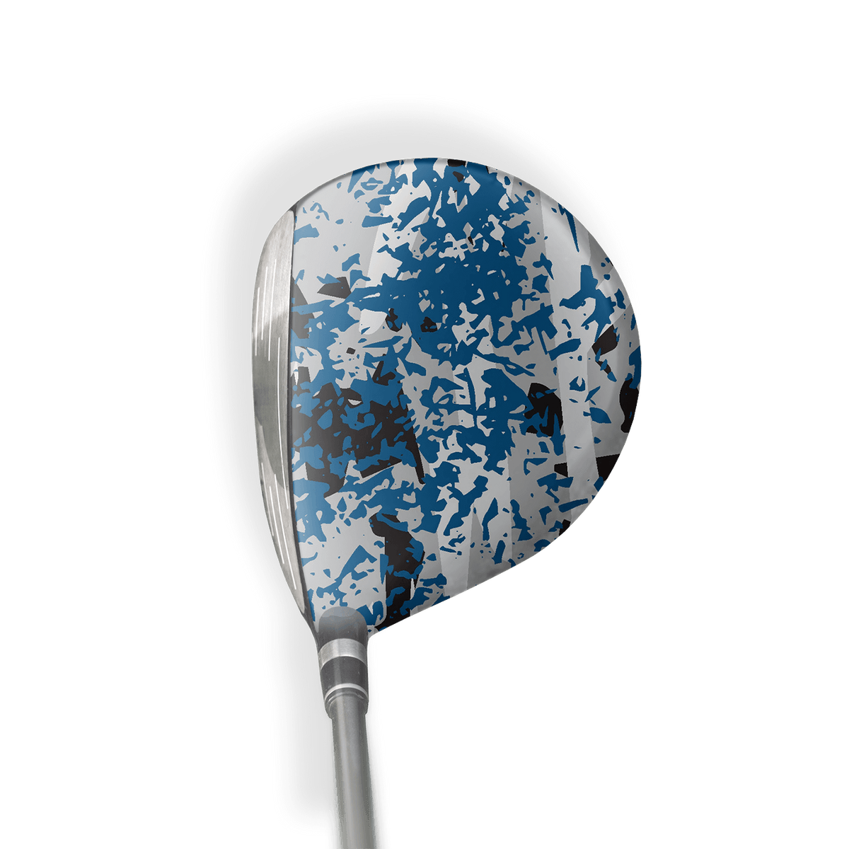 Fairway Wood / Hybrid Right Handed Party Popper Blue Tiger Vinyl Wrap Skin