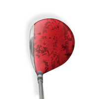 Fairway Wood / Hybrid Right Handed Party Popper Elite Red Vinyl Wrap Skin