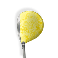 Fairway Wood / Hybrid Right Handed Party Popper Elite Yellow Vinyl Wrap Skin