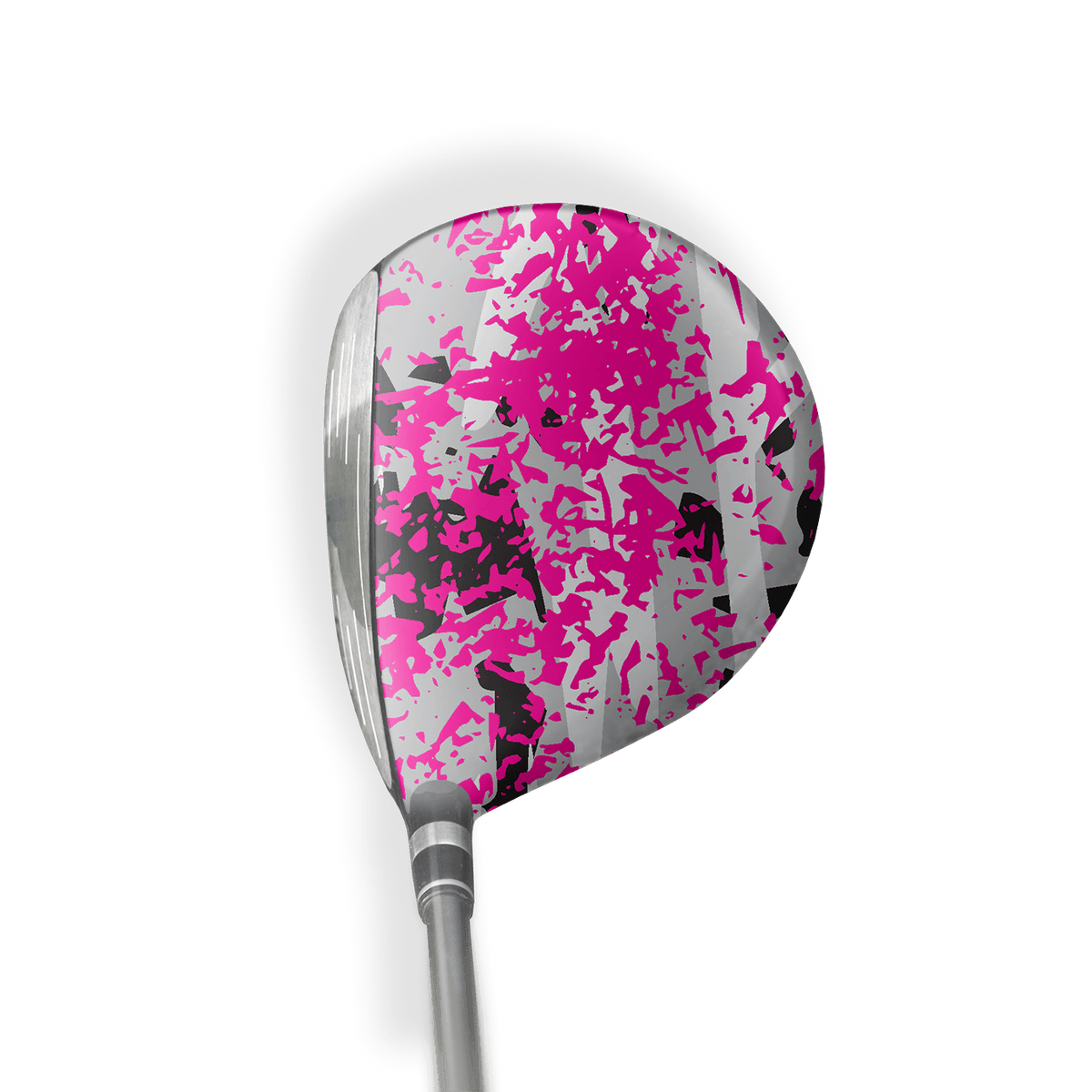 Fairway Wood / Hybrid Right Handed Party Popper Magenta Tiger Vinyl Wrap Skin