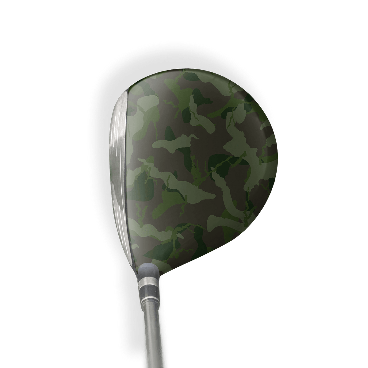 Fairway Wood / Hybrid Right Handed Ragged Army Dark Green Vinyl Wrap Skin