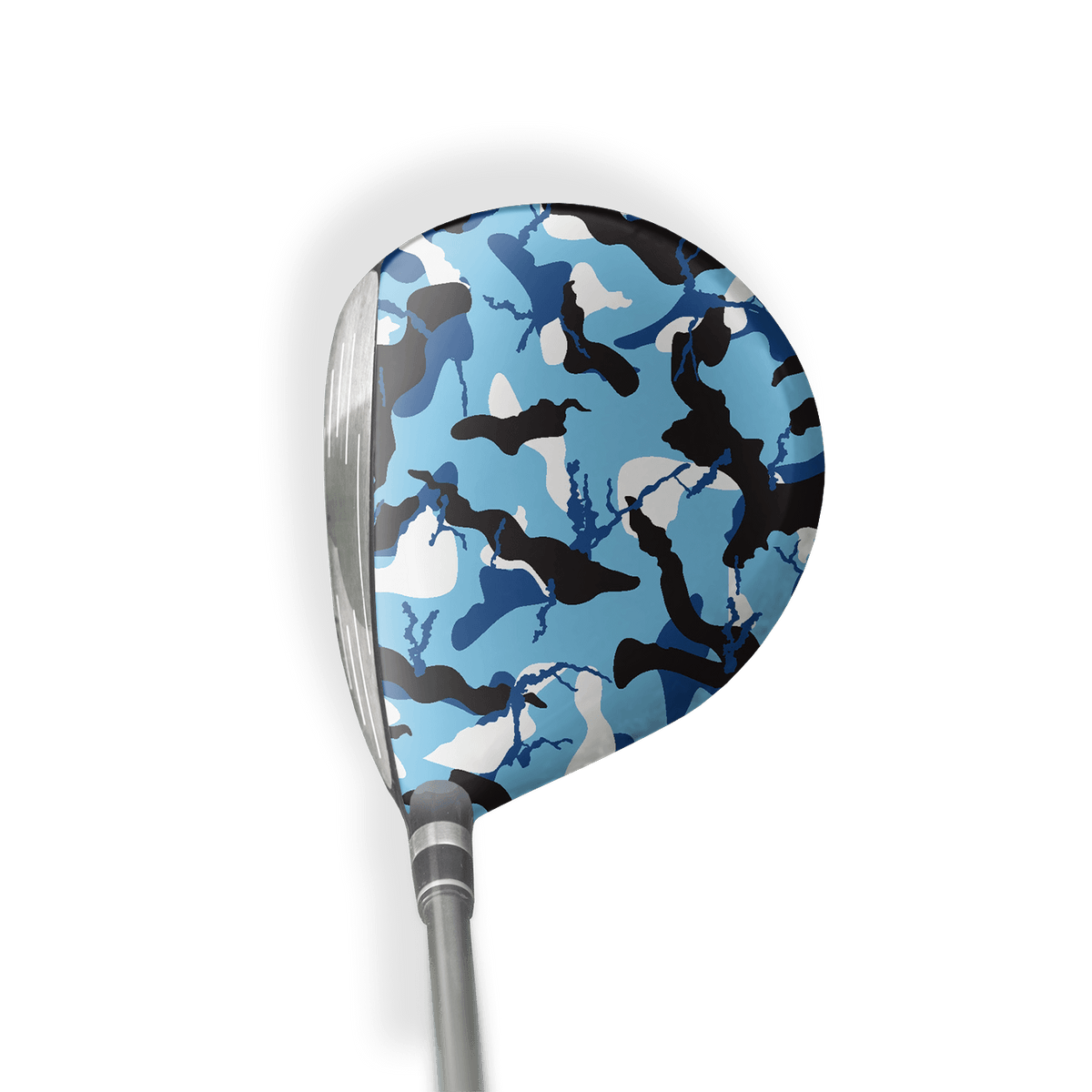 Fairway Wood / Hybrid Right Handed Ragged Baby Blue Vinyl Wrap Skin