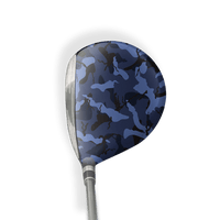 Fairway Wood / Hybrid Right Handed Ragged Blue Midnight Vinyl Wrap Skin
