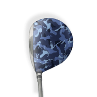 Fairway Wood / Hybrid Right Handed Ragged Blue Urban Night Vinyl Wrap Skin