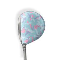 Fairway Wood / Hybrid Right Handed Ragged Cotton Candy Vinyl Wrap Skin