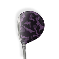Fairway Wood / Hybrid Right Handed Ragged Darkwing Vinyl Wrap Skin
