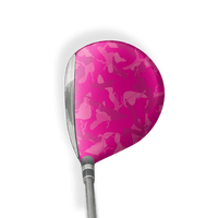 Fairway Wood / Hybrid Right Handed Ragged Elite Magenta Vinyl Wrap Skin