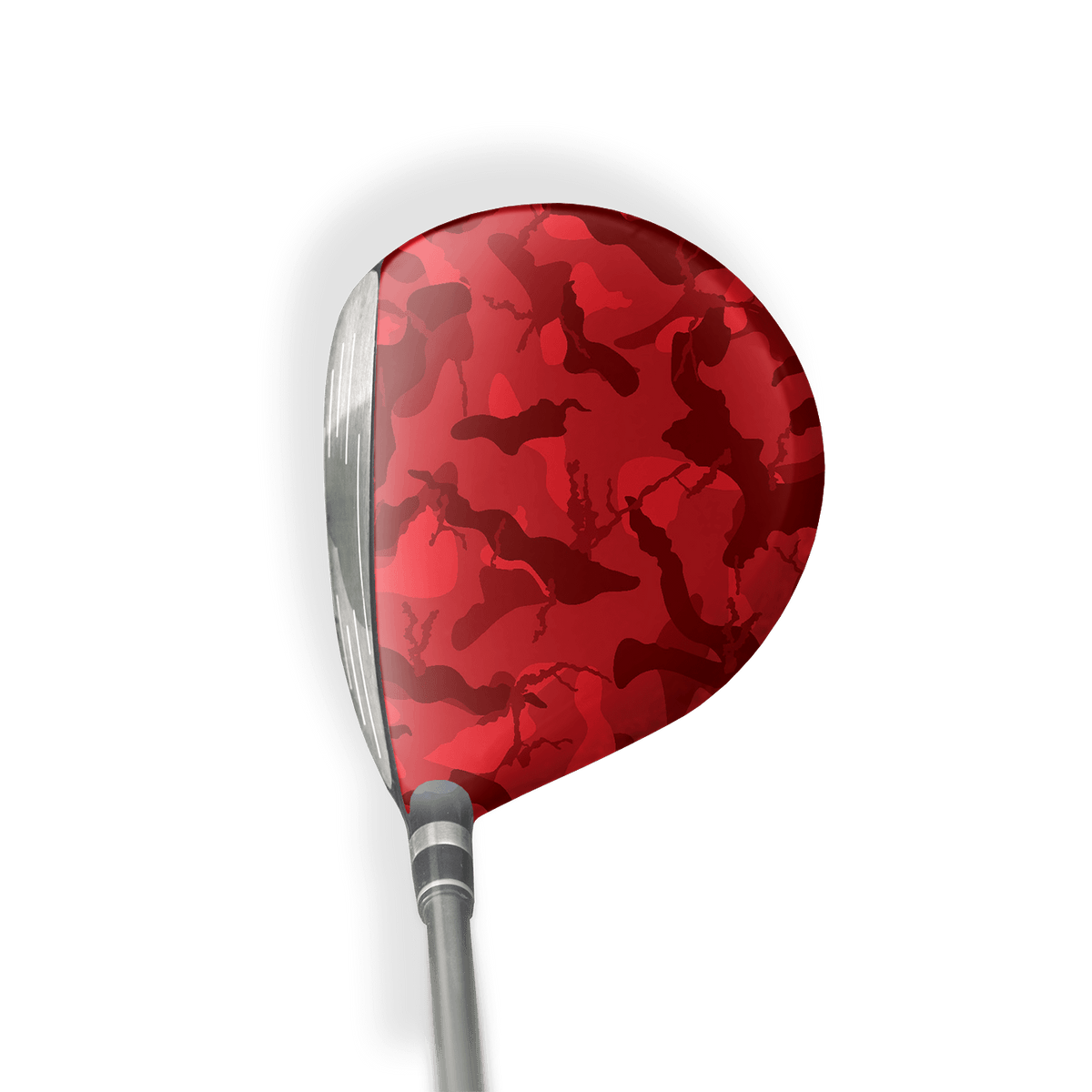 Fairway Wood / Hybrid Right Handed Ragged Elite Red Vinyl Wrap Skin