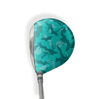 Fairway Wood / Hybrid Right Handed Ragged Elite Tiffany Blue Vinyl Wrap Skin