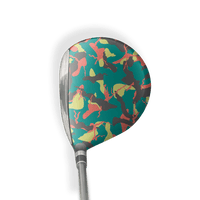 Fairway Wood / Hybrid Right Handed Ragged Fiesta Vinyl Wrap Skin