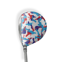 Fairway Wood / Hybrid Right Handed Ragged M Series Vinyl Wrap Skin