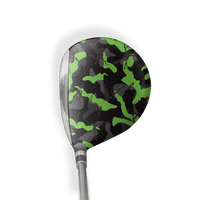 Fairway Wood / Hybrid Right Handed Ragged Metro Green Vinyl Wrap Skin