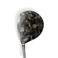 Fairway Wood / Hybrid Right Handed Ragged Militant Green Vinyl Wrap Skin
