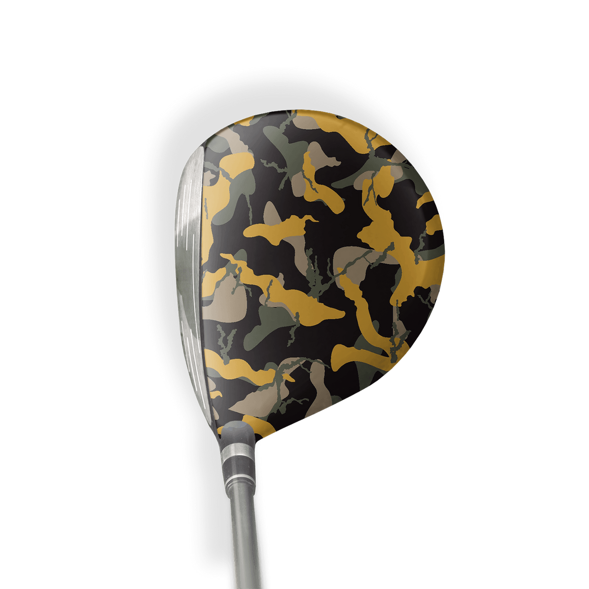 Fairway Wood / Hybrid Right Handed Ragged Militant Yellow Vinyl Wrap Skin
