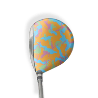 Fairway Wood / Hybrid Right Handed Ragged Sherbert Vinyl Wrap Skin