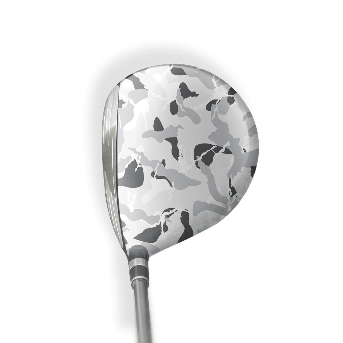 Fairway Wood / Hybrid Right Handed Ragged Snow Vinyl Wrap Skin