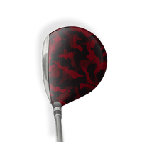 Fairway Wood / Hybrid Right Handed Ragged Vampire Red Vinyl Wrap Skin