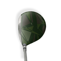 Fairway Wood / Hybrid Right Handed Sharp Army Dark Green Vinyl Wrap Skin