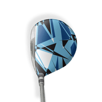 Fairway Wood / Hybrid Right Handed Sharp Baby Blue Vinyl Wrap Skin
