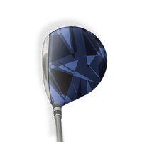 Fairway Wood / Hybrid Right Handed Sharp Blue Midnight Vinyl Wrap Skin