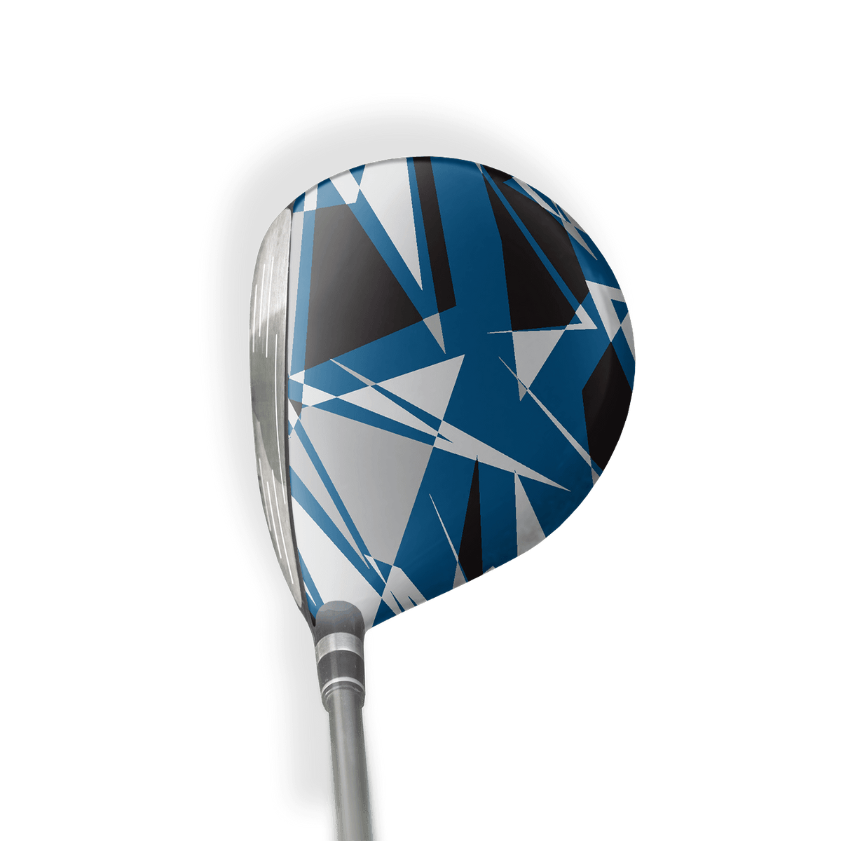 Fairway Wood / Hybrid Right Handed Sharp Blue Tiger Vinyl Wrap Skin