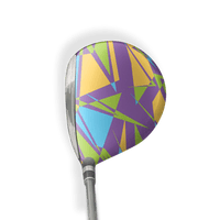 Fairway Wood / Hybrid Right Handed Sharp Carnival Vinyl Wrap Skin