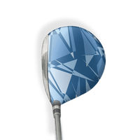 Fairway Wood / Hybrid Right Handed Sharp Cool Blue Vinyl Wrap Skin