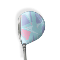 Fairway Wood / Hybrid Right Handed Sharp Cotton Candy Vinyl Wrap Skin