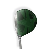 Fairway Wood / Hybrid Right Handed Sharp Elite Green Vinyl Wrap Skin